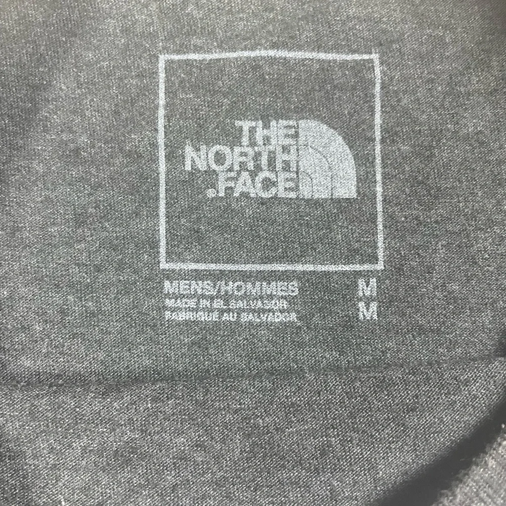 The North Face Charcoal Grey Tee with Iconic White Logo Mens Medium